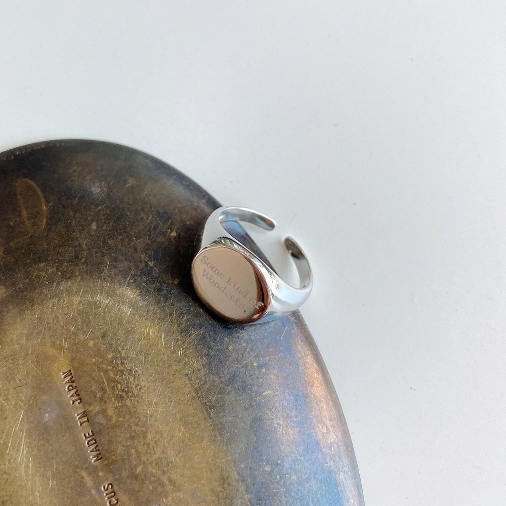 💕 LAST ONE some kind of wonderful Signet Ring Sterling Silver - Picture 11 of 11